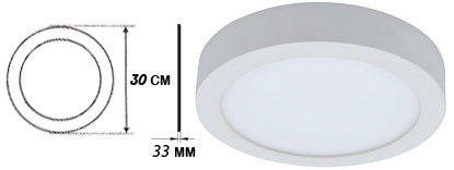 پنل LED روکار گرد ۶۰ وات قطر ۶۰ سانت